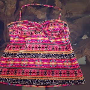 Hobie multi colored tankini